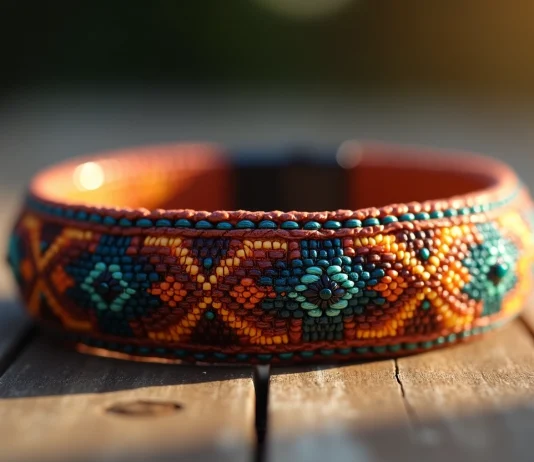 L’art des couleurs dans un bracelet homme brésilien